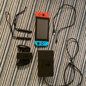 Gently used Nintendo Switch package.